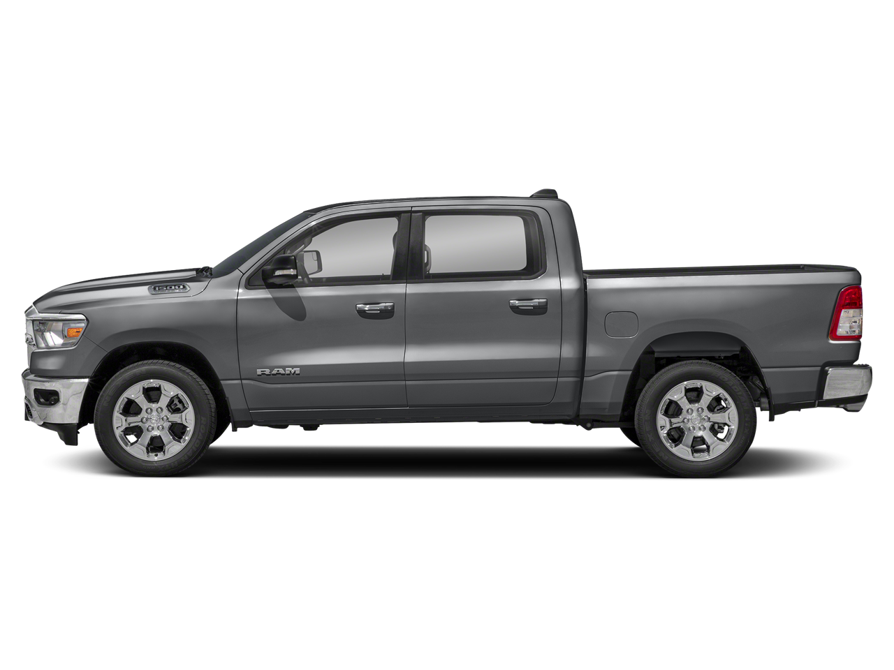 2021 RAM 1500 — rear three-quarter view