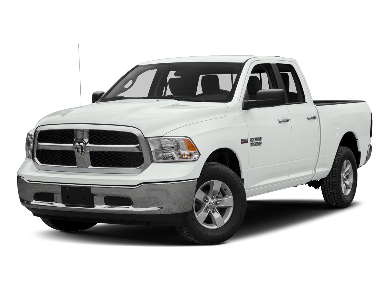 2016 RAM 1500 Express in Bright White Clearcoat — front three-quarter view