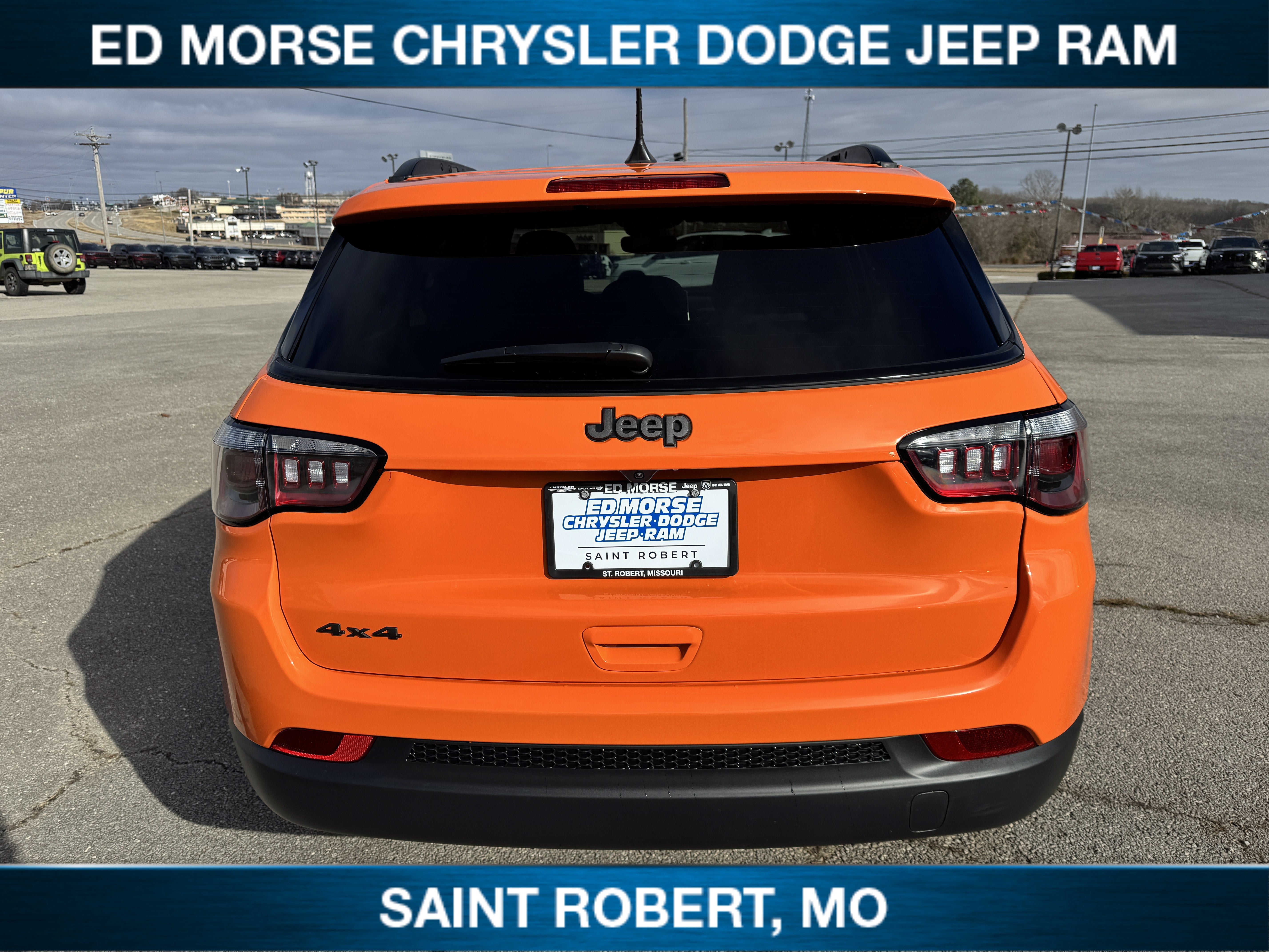 2026 Jeep Compass — rear three-quarter view