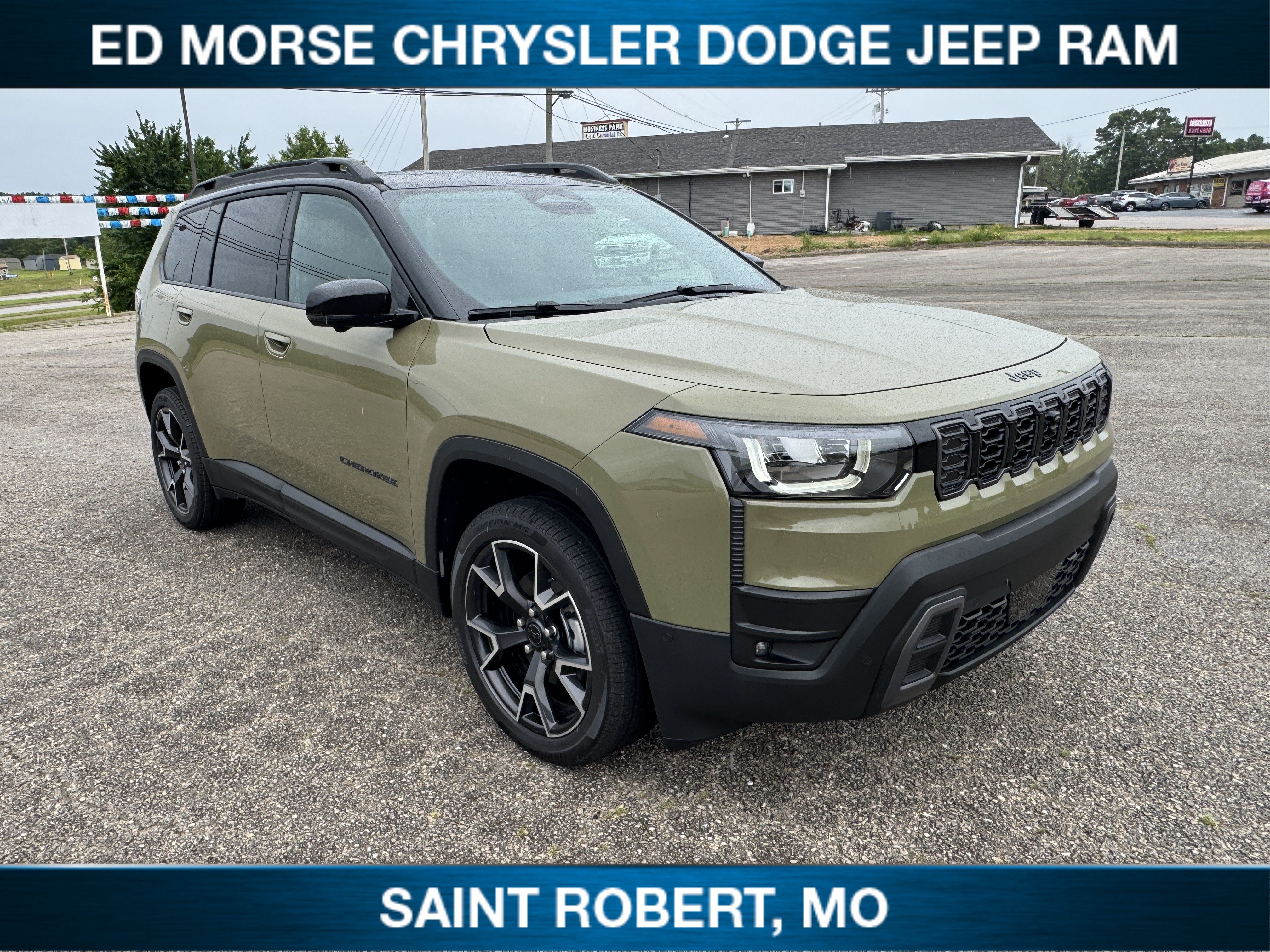 2026 Jeep Cherokee Overland in '41 — front three-quarter view