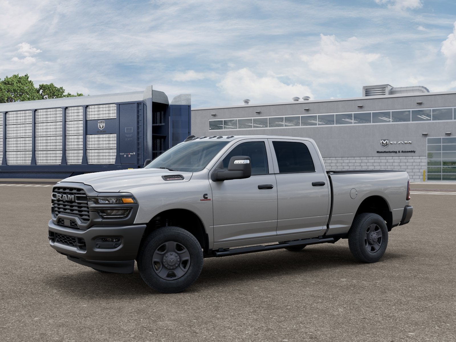 2026 RAM 2500 Tradesman in Silver Zynith — front three-quarter view