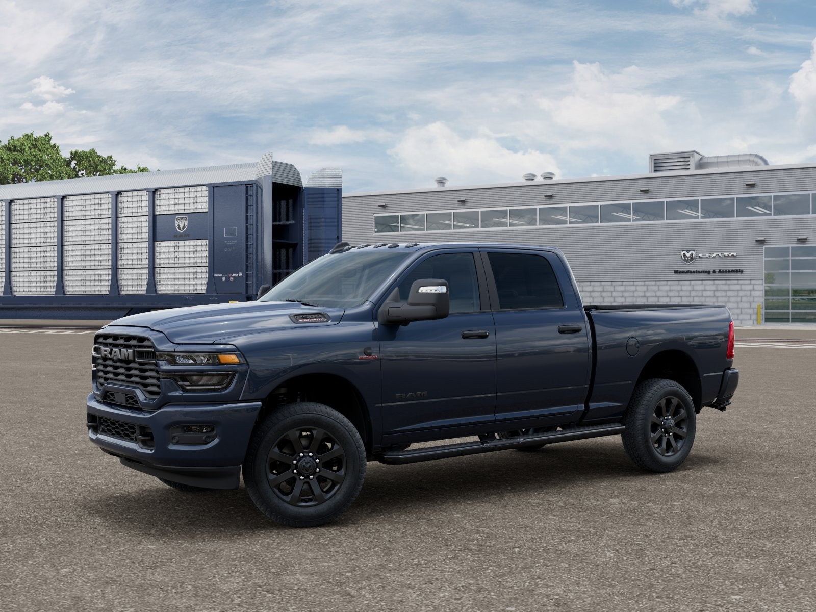 2026 RAM 2500 Big Horn in Forged Blue Metallic — front three-quarter view