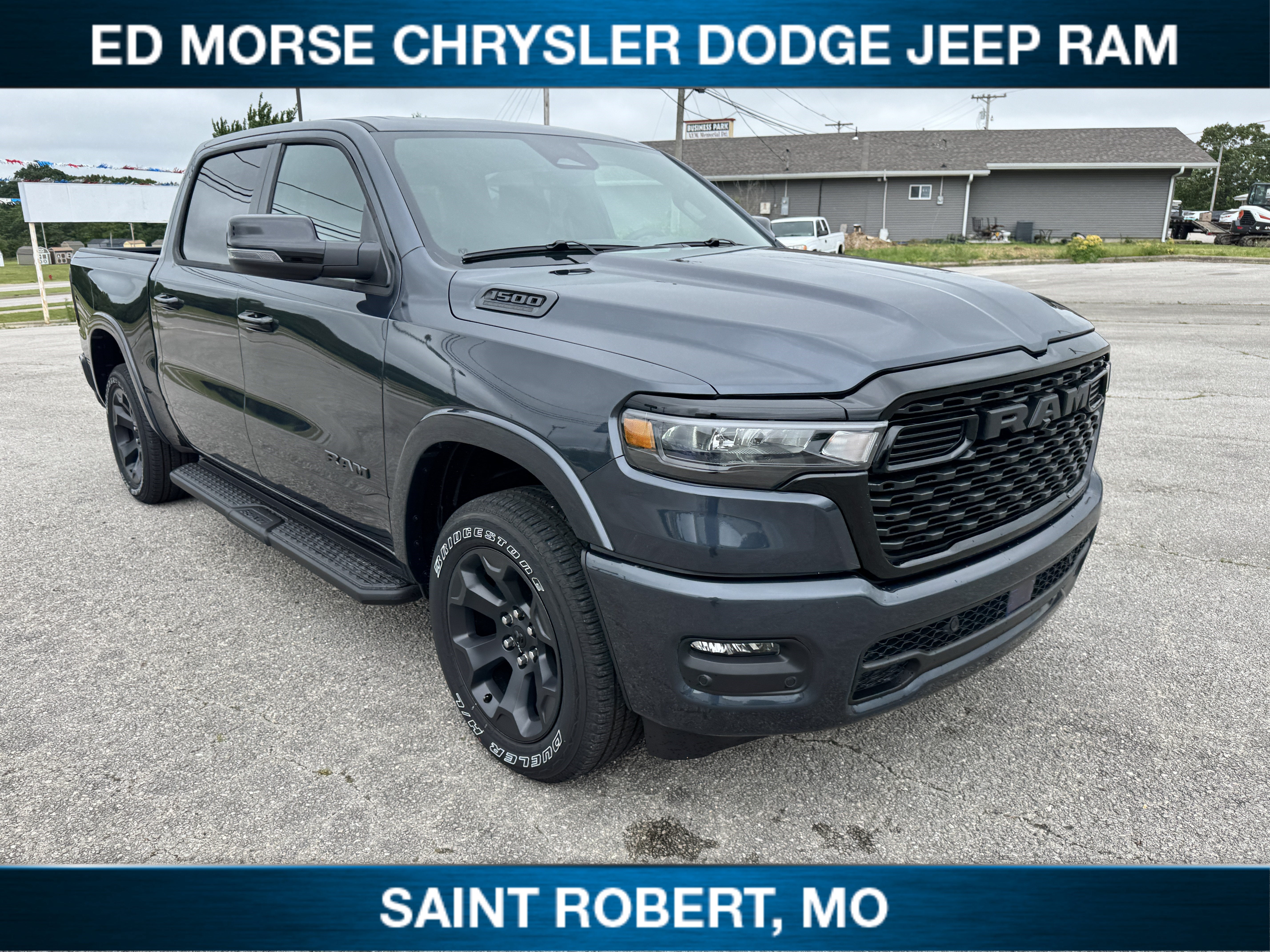 2026 RAM 1500 Big Horn in Forged Blue Metallic — front three-quarter view
